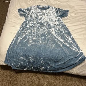 Bohme blue velvet dress